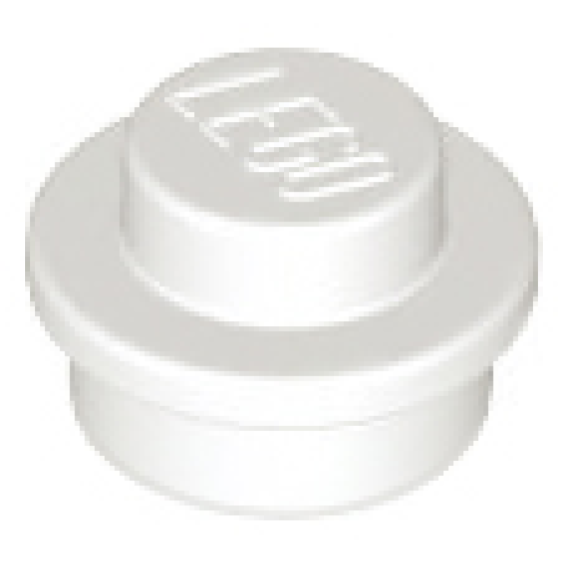 Plaat, Rond 1x1 White